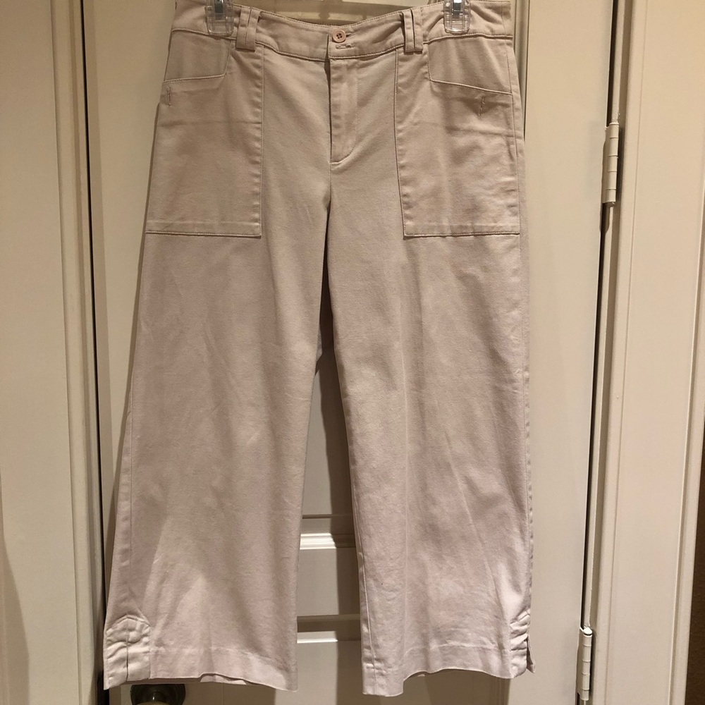 Neiman Marcus Exclusive || Wide Leg Crop Pants